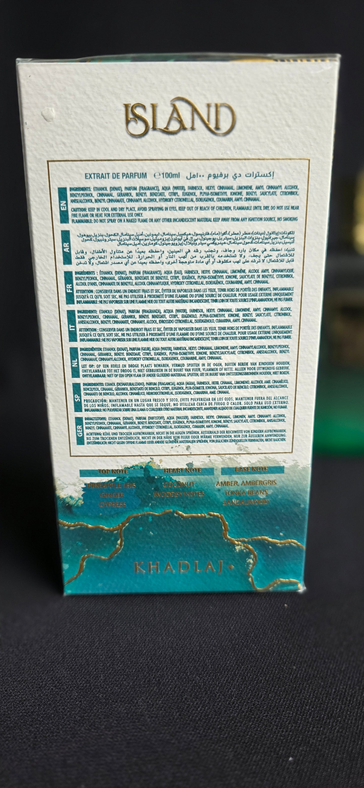 Khadlaj Island Extrait de Parfum 100ml