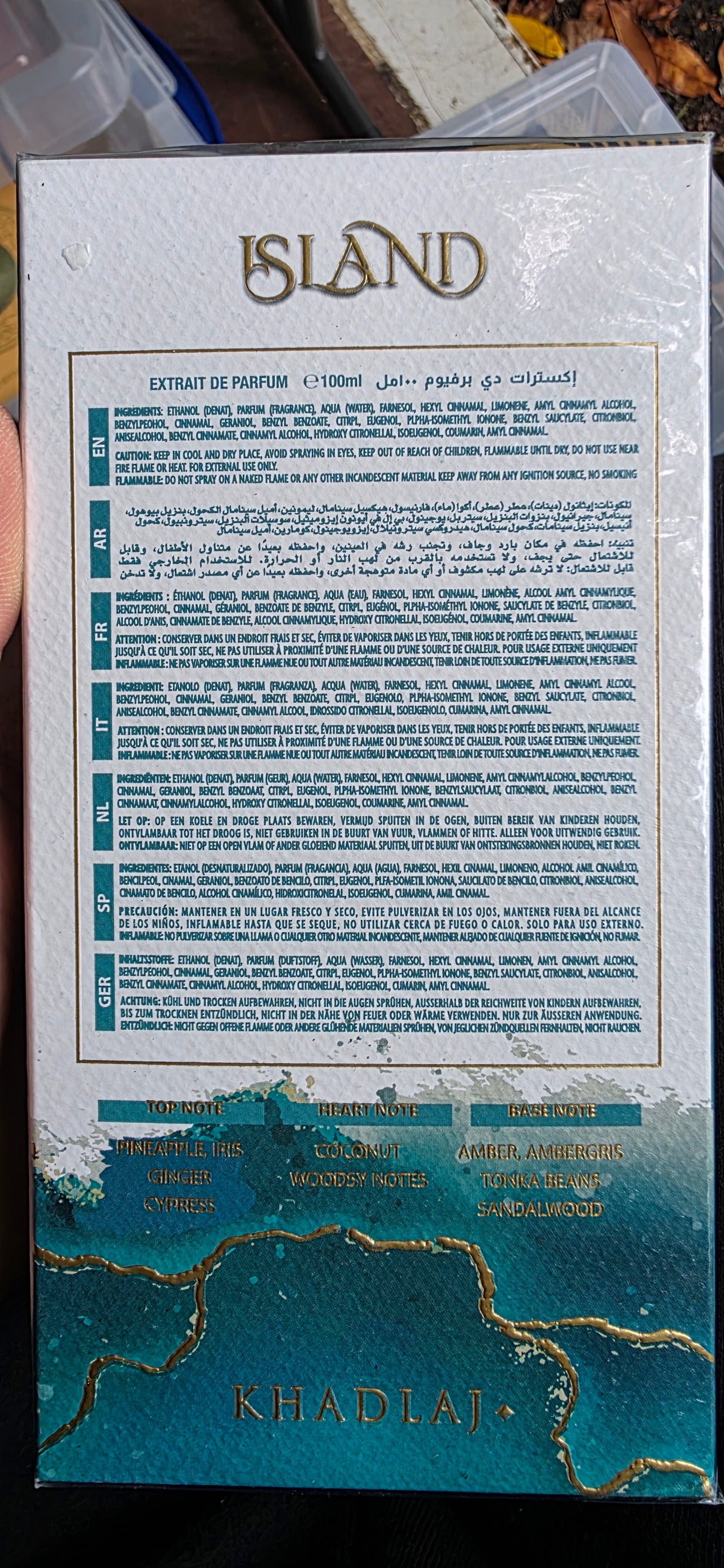 Khadlaj Island Extrait de Parfum 100ml